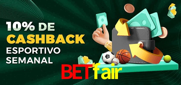 10% de bônus de cashback na betfair